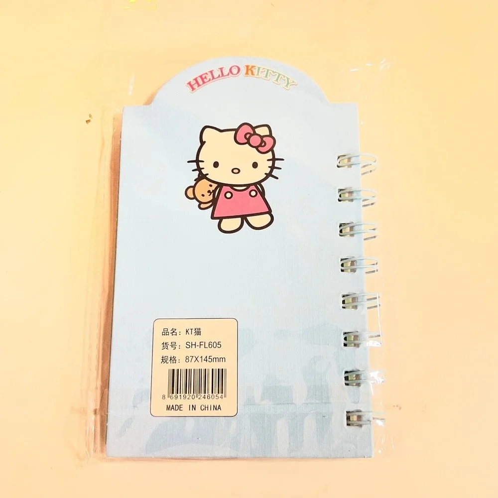 Sanrio 87x145mm Hello Kitty Spiral Notebook Blue Comic Style with Index Tabs